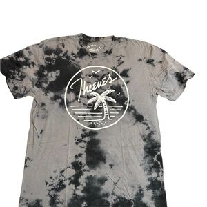 Black and Gray Tie-Dye Men's Tee